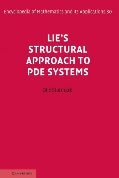 Lie's Structural Approach to Pde Systems