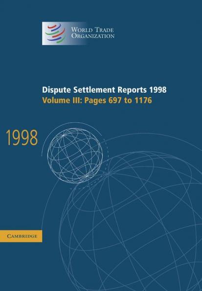 Dispute Settlement Reports 1998
