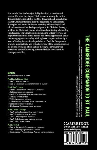 The Cambridge Companion to St Paul