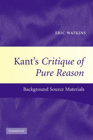 Kant's Critique of Pure Reason