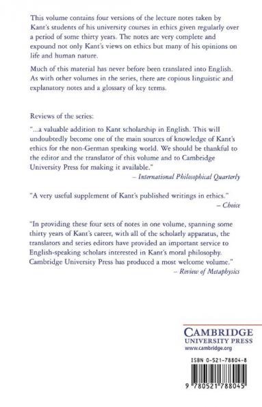 Lectures on Ethics