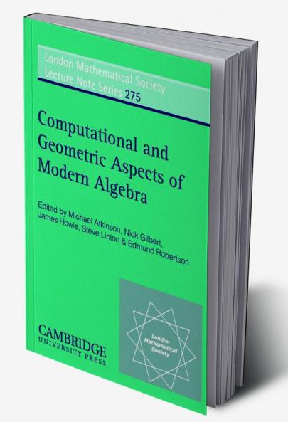 Computational and Geometric Aspects of Modern Algebra