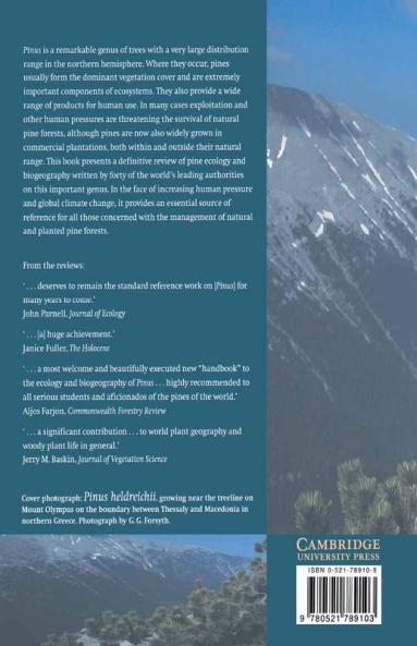 Ecology and Biogeography of Pinus