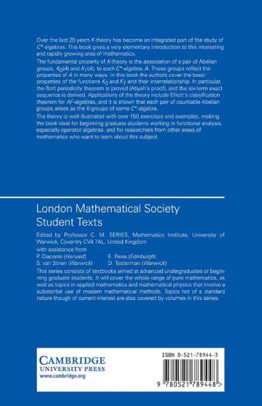 An Introduction to K-Theory for C*-Algebras