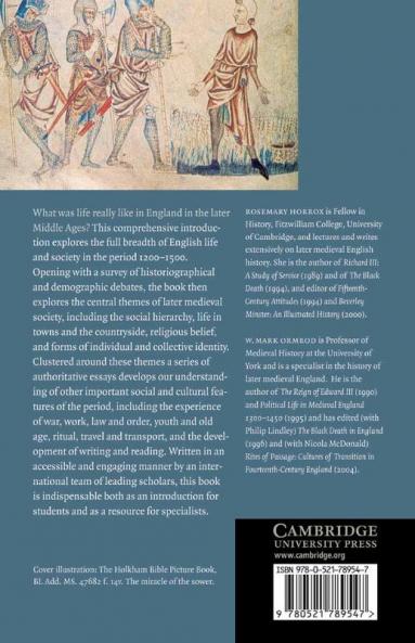 A Social History of England 1200-1500