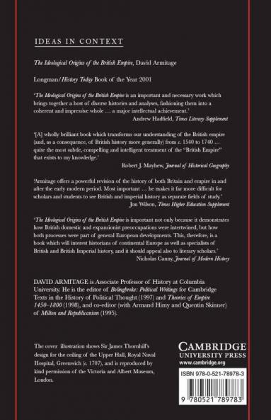 The Ideological Origins of the British Empire