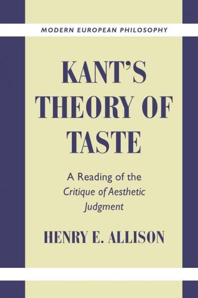 Kant's Theory of Taste