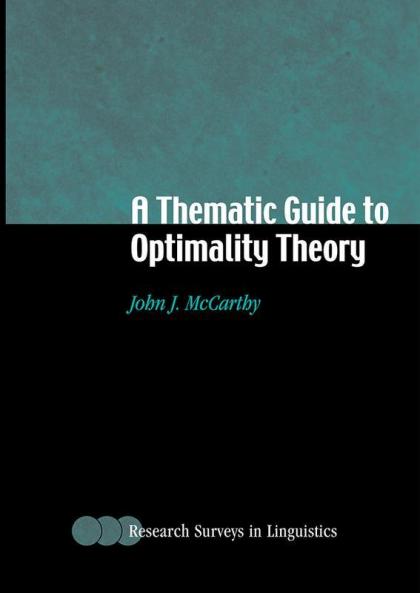 A Thematic Guide to Optimality Theory