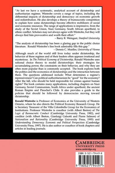 The Political Economy of Dictatorship