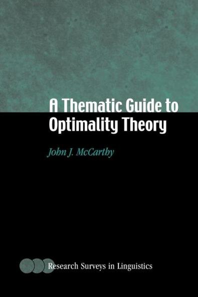A Thematic Guide to Optimality Theory