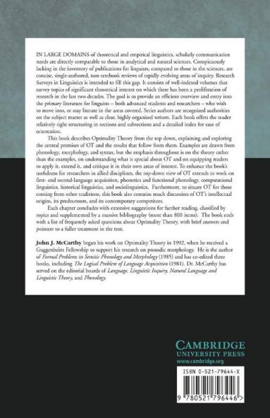A Thematic Guide to Optimality Theory