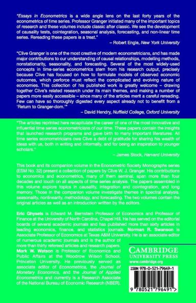 Essays in Econometrics
