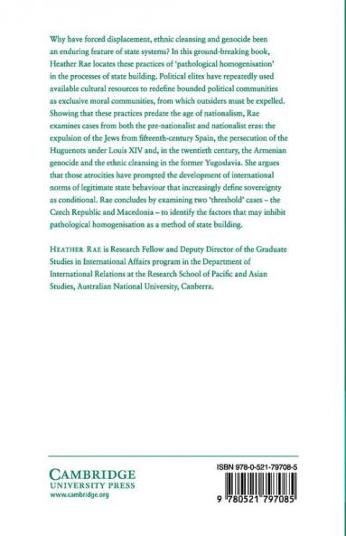 State Identities and the Homogenisation of Peoples