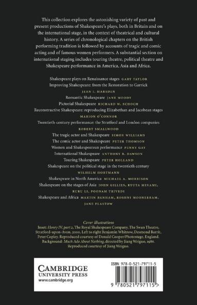 The Cambridge Companion to Shakespeare on Stage