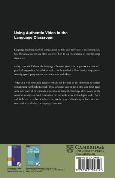 Using Authentic Video in the Language Classroom