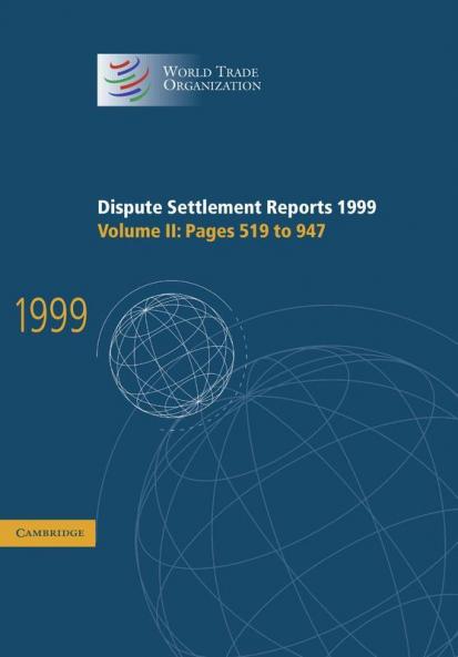 Dispute Settlement Reports 1999
