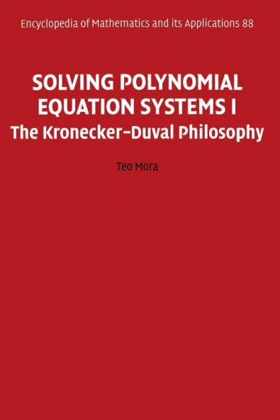 Solving Polynomial Equation Systems I