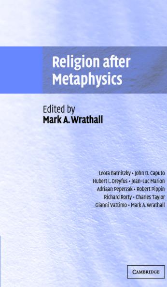 Religion after Metaphysics