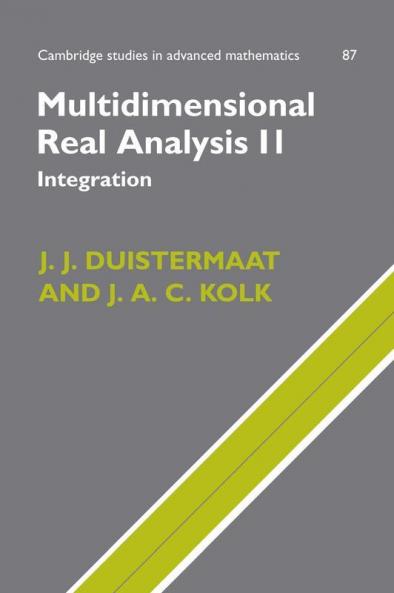 Multidimensional Real Analysis II