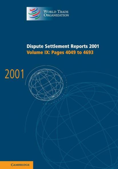 Dispute Settlement Reports 2001