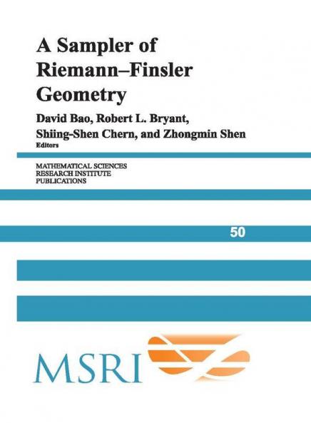 A Sampler of Riemann-Finsler Geometry