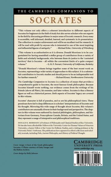 The Cambridge Companion to Socrates