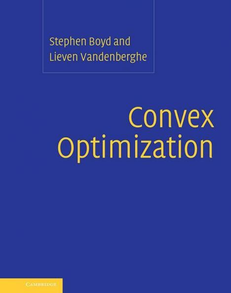 Convex Optimization