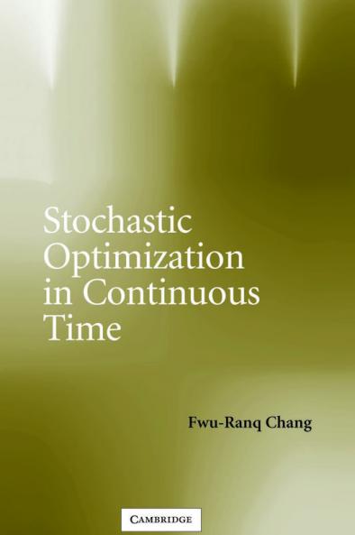 Stochastic Optimization in Continuous Time