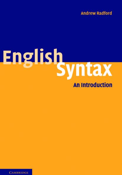 English Syntax