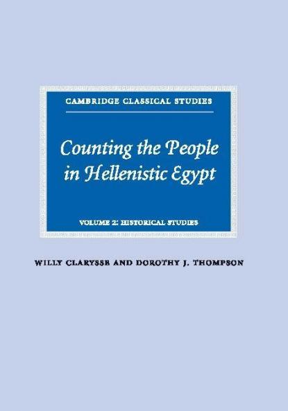 Counting the People in Hellenistic Egypt