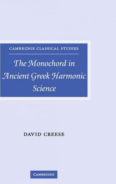 The Monochord in Ancient Greek Harmonic Science