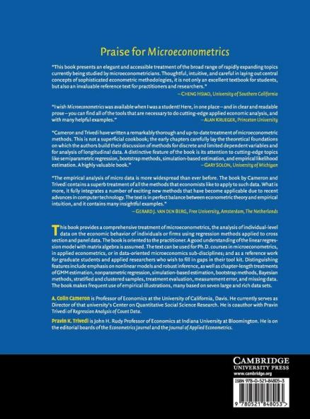 Microeconometrics