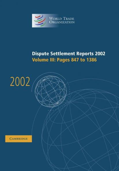 Dispute Settlement Reports 2002