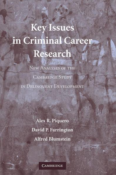 Key Issues in Criminal Career Research