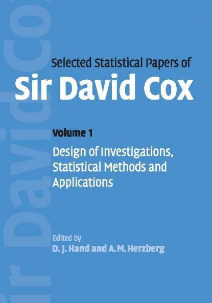Selected Statistical Papers of Sir David Cox
