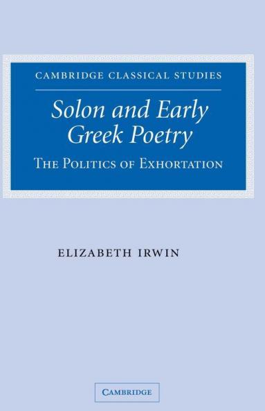 Solon and Early Greek Poetry
