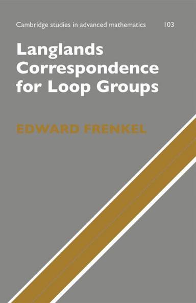 Langlands Correspondence for Loop Groups