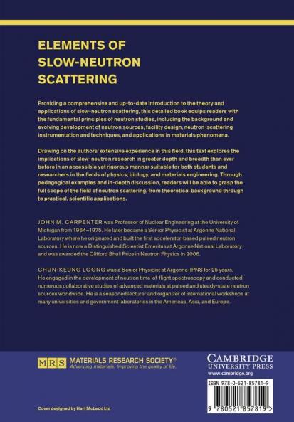 Elements of Slow-Neutron Scattering
