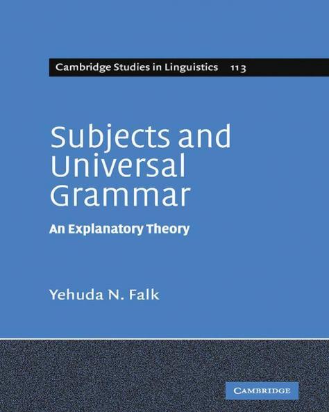 Subjects and Universal Grammar