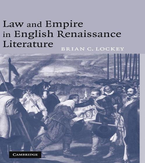 Law and Empire in English Renaissance             Literature