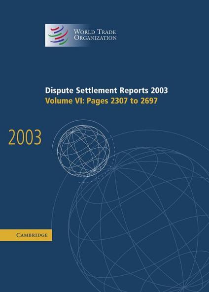 Dispute Settlement Reports 2003