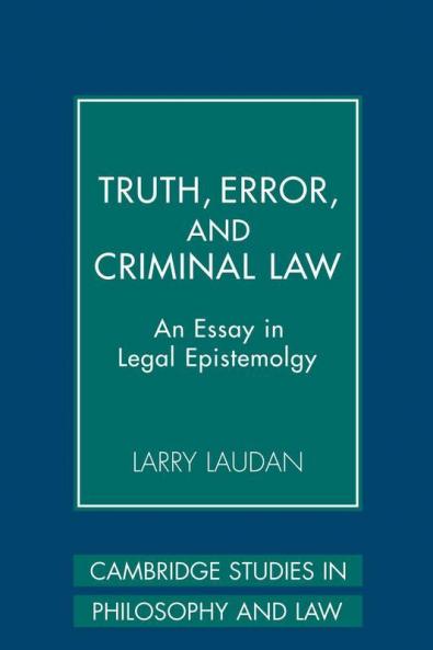 Truth Error and Criminal Law