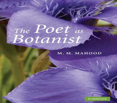 The Poet as Botanist