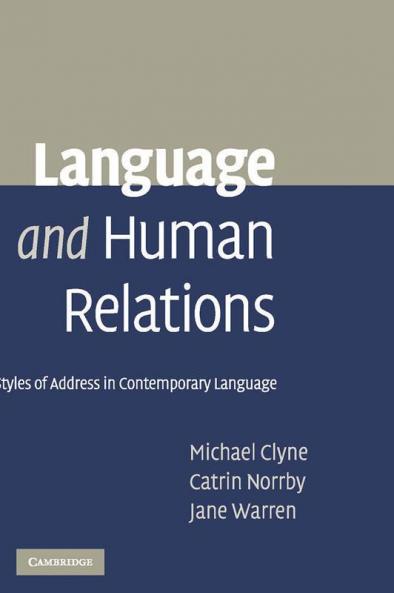 Language and Human Relations