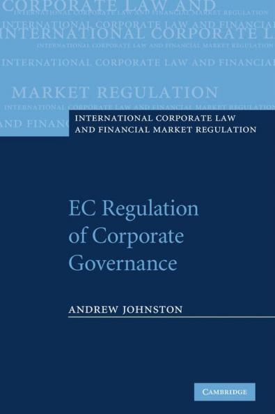 EC Regulation of Corporate Governance
