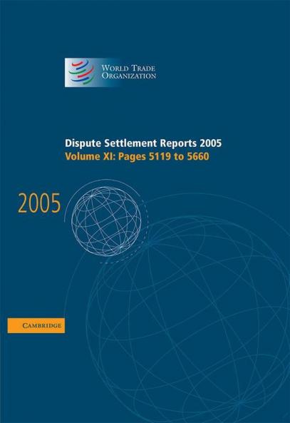 Dispute Settlement Reports 2005