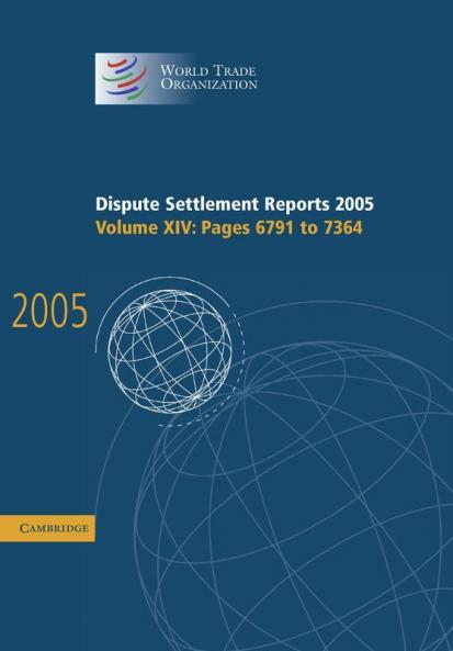 Dispute Settlement Reports 2005
