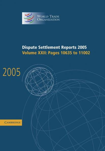 Dispute Settlement Reports 2005