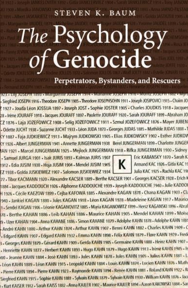 The Psychology of Genocide