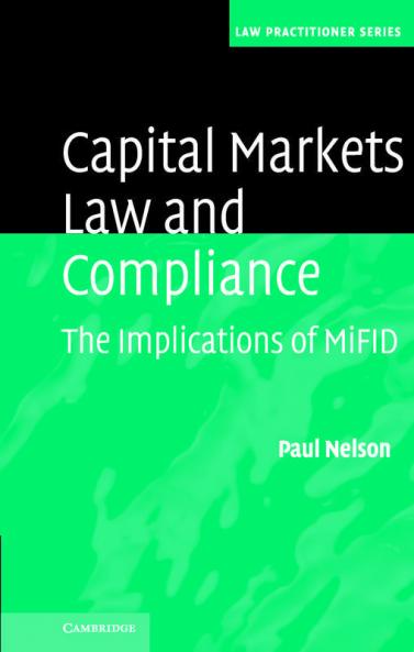 Capital Markets Law and Compliance